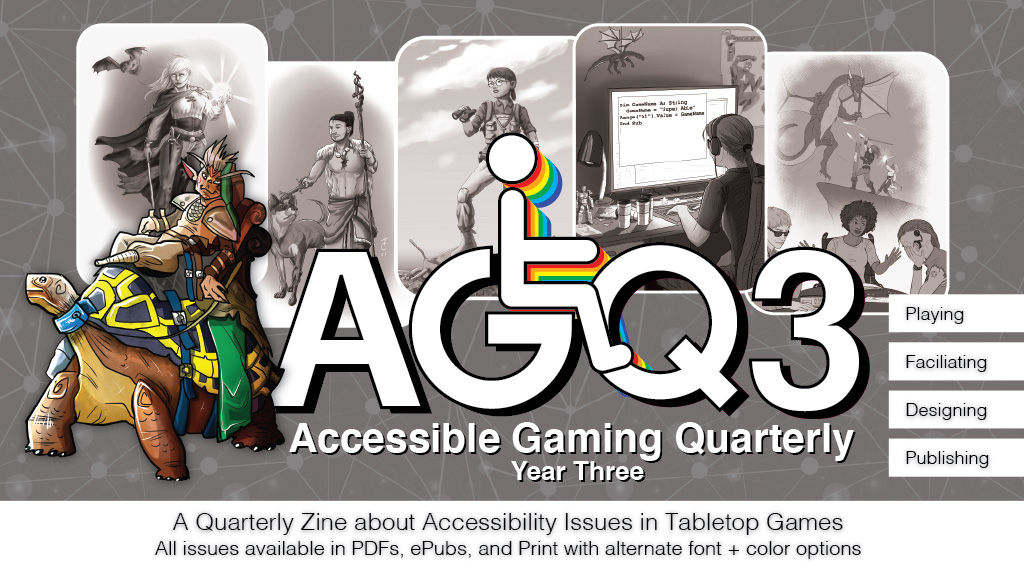 Logo for Accessible Gaming Quarterly